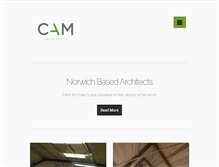 Tablet Screenshot of camarchitects.co.uk